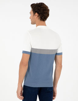 Mavi Slim Fit Polo Yaka Keten Kar___ml_ Triko T-shirt