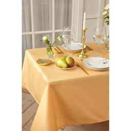Скатерть Этель Cozy 150*220 +/-3см, цв.бежевый, пл. 192 г/м2, хл с ВГМО  фото 6