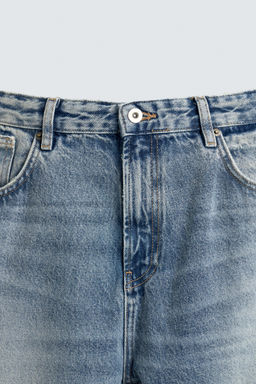 JEANS FLARE FIT ROTOS / Azul medio - Zara фото 9