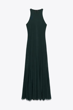 GODET TULLE LONG DRESS - Zara фото 6