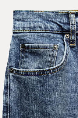 ZW COLLECTION BOOTCUT HIGH-WAIST CROPPED JEANS - Zara фото 9