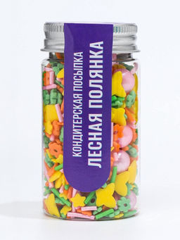 Цена за 2 шт. Кондитерская посыпка Лесная полянка, 50 г - Simaland фото 2