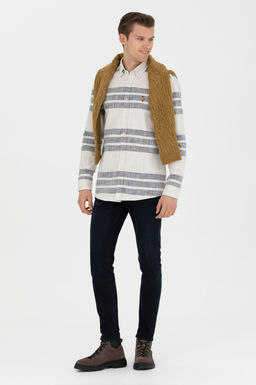 Мужская рубашка с длинным рукавом Stone - U.s. polo assn фото 18