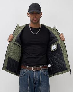 Куртка спортивная MTFORCE мужская весна-осень хаки  фото 9