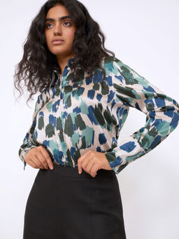 Рубашка с принтом B2951/joan - Emka фото 3