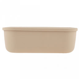 Контейнер для продуктов пластмассовый Нео 0,9л, 21x12,5x7см, прямоугольный, герметичный, с крышкой, латте, клапан для выпуска пара, подходит для СВЧ (Россия) - Домашняя мода фото 3