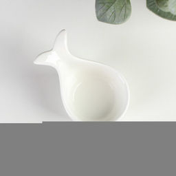 Соусник керамический Доляна Кит, 106,5 см, цвет белый  фото 2