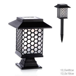 Светильник садовый на солнечной батарее 13,5х19 см / PM-7171 /уп 2/48/ - Галеонтрейд фото 2