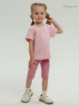 Костюм Актив лиловые сердечки-сухая роза - Sovalina фото 33