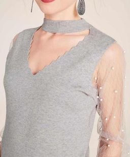 Пуловер, серый - Heine фото 5