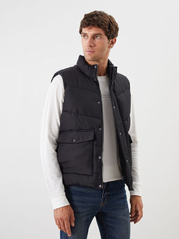 Standart Kal?p Dik Yaka Erkek ?i?me Yelek