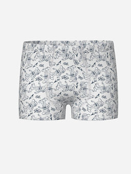 Bask?l? Erkek ?ocuk Boxer 3l? - Waikiki фото 3
