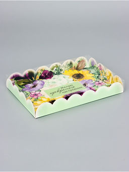 Цена за 5 шт. Коробка для печенья, Комплимент, 22?15?3 см