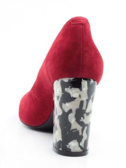 F-028 RED Туфли женские (натуральная замша) - Фабричный китай фото 7