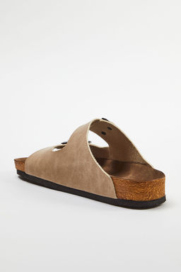 Bej Cift Tokal? Kad?n Terlik TAKSS24TE00004