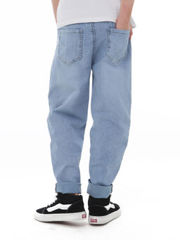 Джинсы-багги для мальчиков - Синий мир фото 16