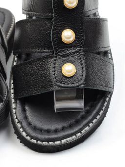 08-K18 BLACK Сандалии женские (натуральная кожа) - Фабричный китай фото 15