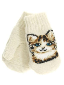 Варежки детские круговые Кот 0302-5 - Рассказовские варежки фото 5
