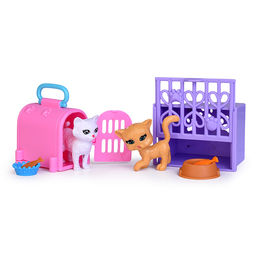 Кукла с аксессуарами "Cat care" в коробке