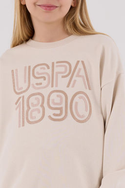 K_z _ocuk Bej Pijama Tak_m_ Sepette S_rpriz _ndirim - U.s. polo assn фото 12