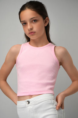 Майка-топ в рубчик для девочки Happyfox - Happy fox фото 2