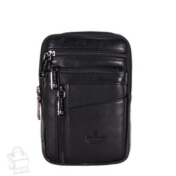 Сумка мужская кожаная кожаный 325015Z black  Zinimsk