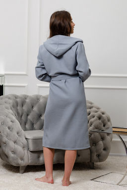 ХАЛАТ С КАПЮШОНОМ ХВК-СЕР-973 - Ашматекс фото 3