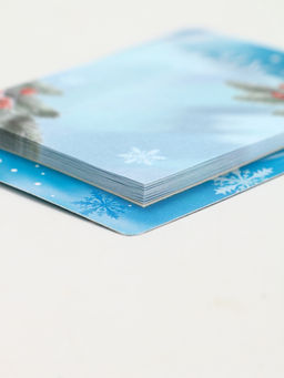 Подарочный набор новогодний, ежедневник, блок бумаги и ручка Дедушка