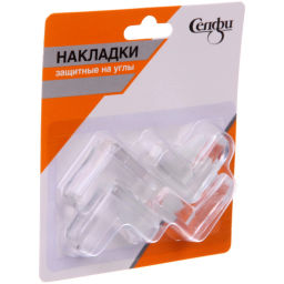 Цена за 10 шт. Накладки защитные на углы 40*40 мм, 4 шт, матовые Селфи