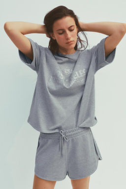 METALLIC THREAD PLUSH SWEATSHIRT - Zara фото 2