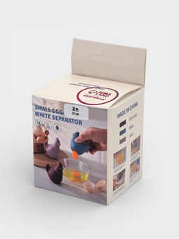 Разделитель белка и желтка Ряба, 8.5?8?8, силикон, синий