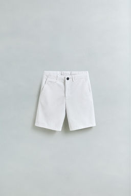 BASIC SLIM FIT CHINO BERMUDA SHORTS - Zara фото 5