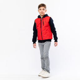 RODOS Куртка детская мембрана демисезон М-222 (Детская/М) Красный/Синий
