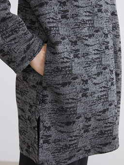 Polo Yaka Desenli Kad?n H?rka