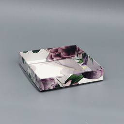 Цена за 5 шт. Коробка сборная с PVC крышкой, Самой красивой, 16?16?3 см