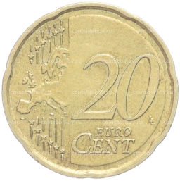 Монета 20 евроцентов 2002 года A Германия