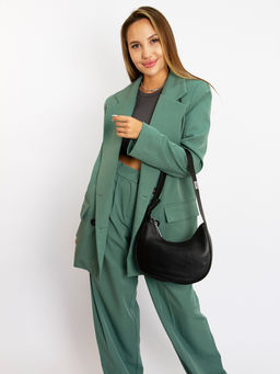 LACCOMA сумка Q5921-черный натуральная кожа полиэстр