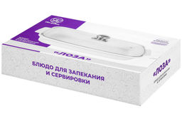 Блюдо для запекания и сервировки 1,8 л 34,5*21,5*10,5 см Лоза + стекляная крышка, прямоугольное - Elan gallery фото 8