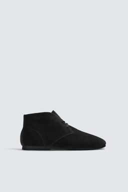 BOTA PIEL SUELA VIBRAM® AARON LEVINE X ZARA / Negro  фото 4