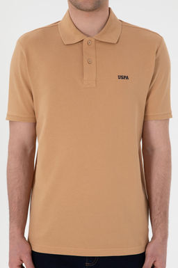 Erkek Regular Fit Polo Yaka Camel Basic Ti__rt Sepette S_rpriz _ndirim - U.s. polo assn фото 7