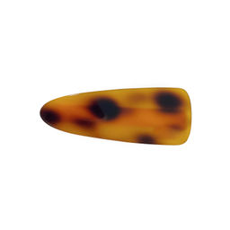 Заколка для волос зажим, арт. 71796 / 10 ЛЕОПАРДОВАЯ (в наборе: 1шт., 6,9 см, черный металл, ацетилцеллюлоза, цвет: коричневый, подложка из мелованного картона + ПЭТ-пакет с европодвесом)