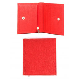 Портмоне женское Croco-ПР-917 натуральная кожа 2 отд, 6 карм, красный флотер (113) 263953