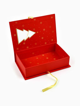 Коробка подарочная‒книга новогодняя «С новым годом», 20×12.5×5 см