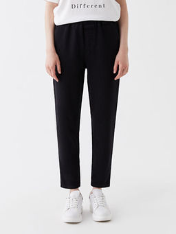 Beli Lastikli Straight Fit Kad?n Jean Pantolon