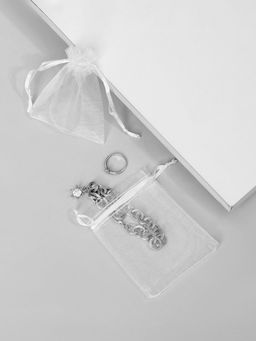 Набор мешочков подарочных 100шт., 7×9, цвет белый (1716475)