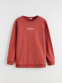 Bisiklet Yaka Erkek ?ocuk Sweatshirt