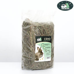 Сено луговое Пижон лепестки ромашки, для грызунов, 20 л, 500 г