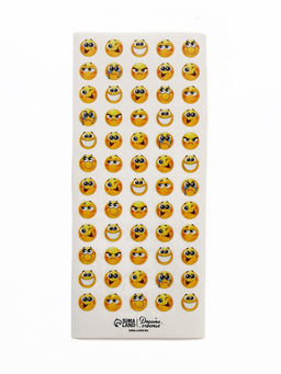 Цена за 2 шт. Наклейки детские оценки «Эмоции», 7×16 см, 10 листов