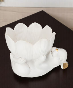 ПОДСТАВКА ДЕКОРАТИВНАЯ ДЛЯ МЕЛОЧЕЙ ЗАЙЧОНОК 21,5*17*16,5 СМ - Lefard фото 5