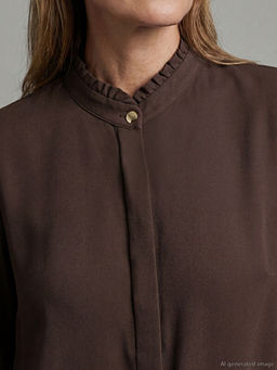 F?rf?rl? Hakim Yaka Kad?n G?mlek Tunik